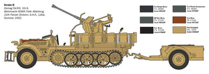 Italeri 6395 SD.KFZ.10/4 with FLAK 30 and crew 1/35 – Bild 5