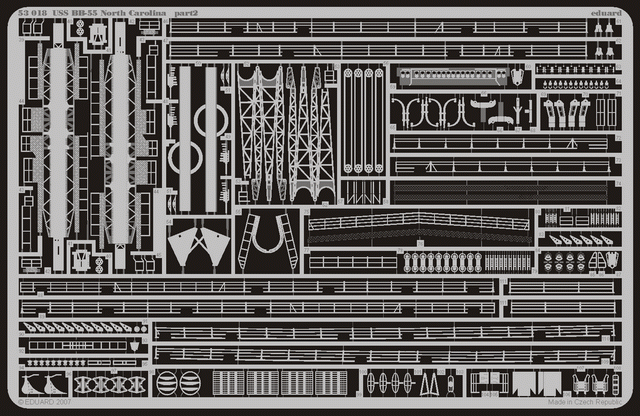 Eduard 53018 USS BB-55 North Carolina 1/350 Trumpeter – imagen 3
