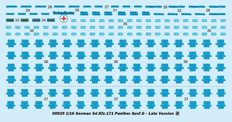 Trumpeter 00929 German Sd.Kfz.171 Panther Ausf.G - Late Version 1/16 – Bild 3