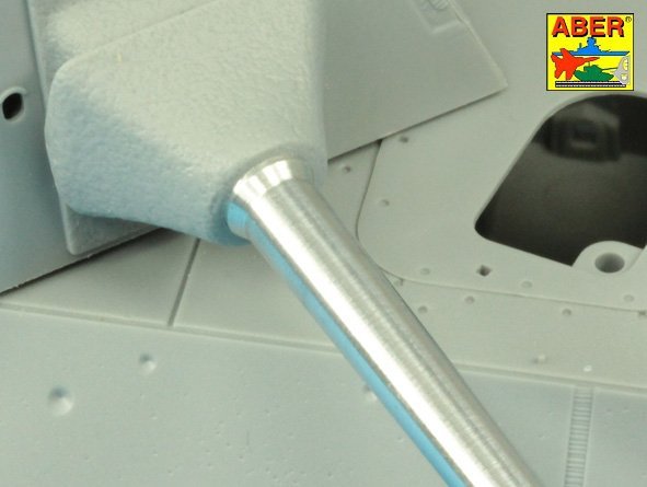 Aber 35L-167 German 7,5cmKwK42L/70 gun barrel without muzzle brake for Panther Ausf. A/D/G or Panther II 1/35 – Bild 4