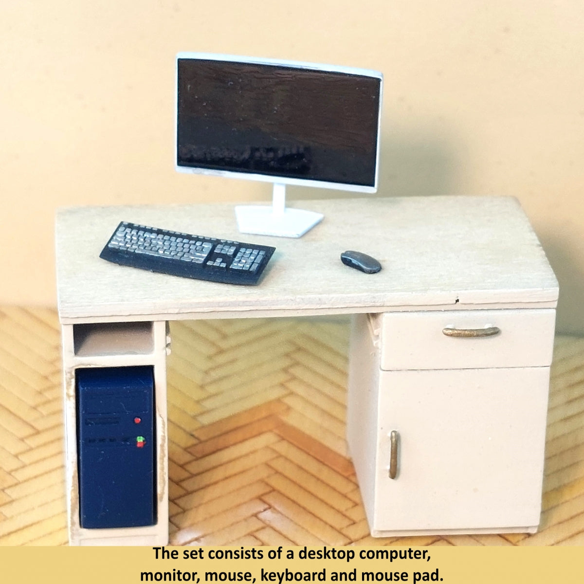 Point of no Return 3524057 PC z monitorem, klawiaturą, myszką i kalkomaniami / PC with monitor, keyboard, mouse and decals 1/35 – imagen 9