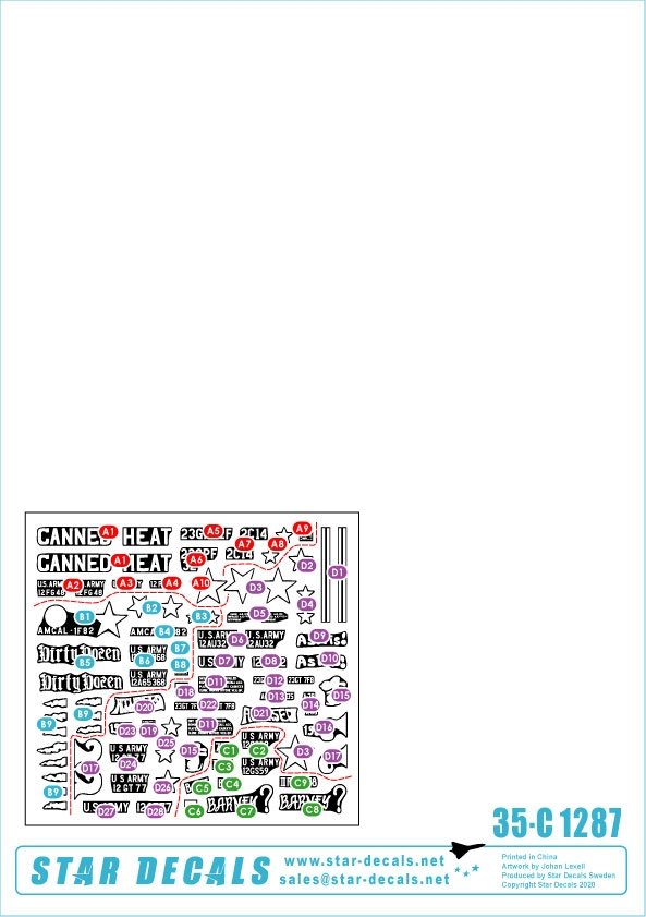 Star Decals 35-C1287 Big Guns in Vietnam 4 1/35 – imagen 2