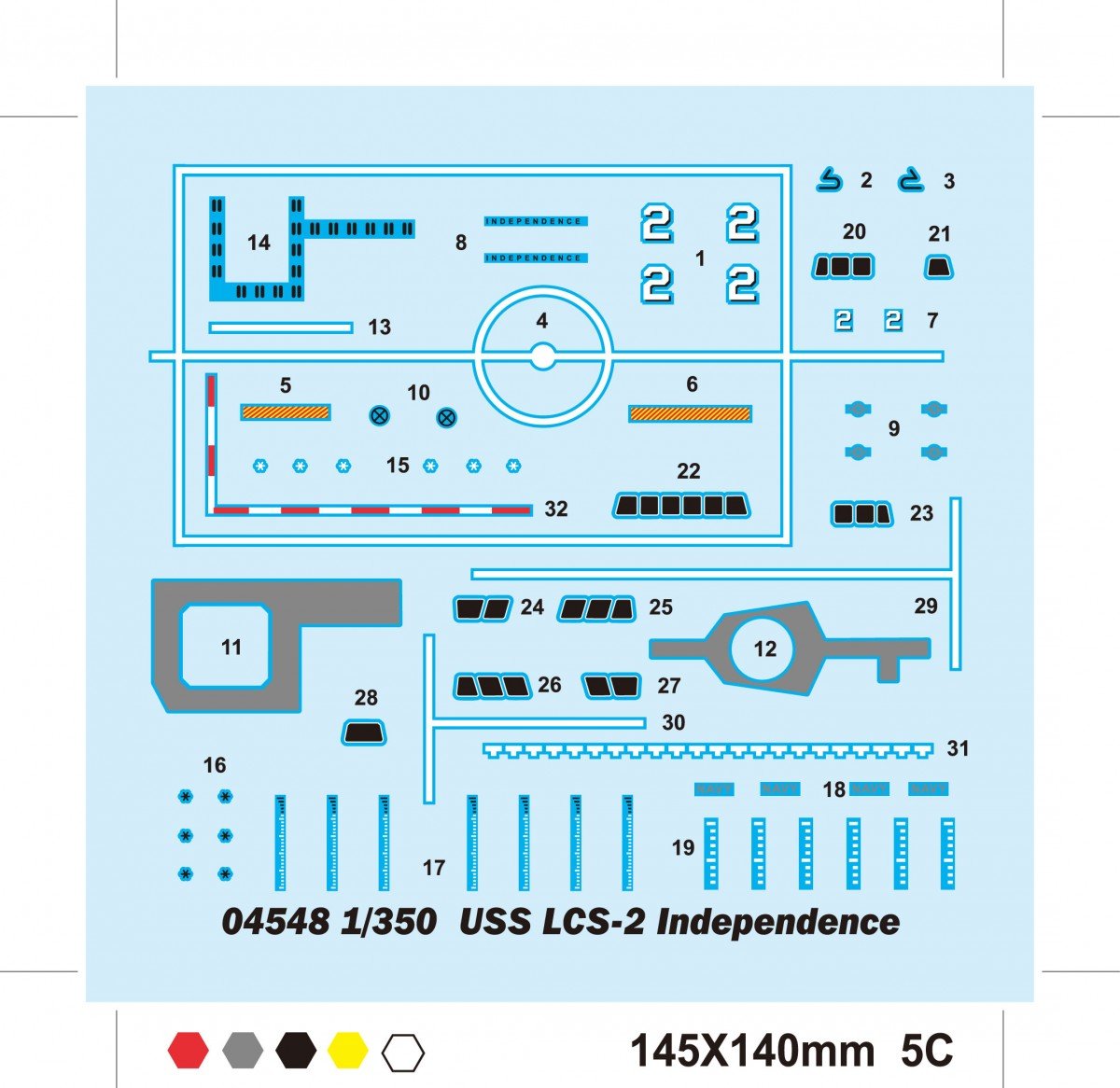 Trumpeter 04548 USS Independence (LCS-2) 1/350 – imagen 3
