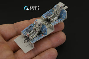 Quinta Studio QD48181 Su-27UB 3D-Printed coloured Interior on decal paper (for KittyHawk kit) 1/48 – immagine 7