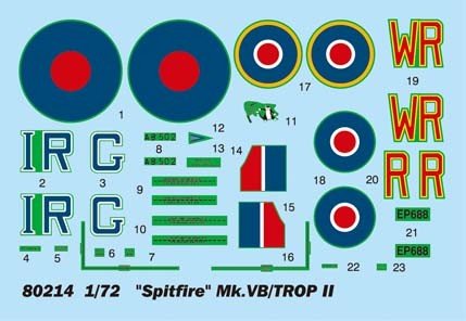 Hobby Boss 80214 Spitfire MK.Vb TROP 1/72 – image 3