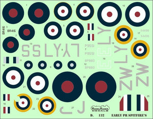 ModelMaker Decals D48132 Early PR Spitfires 1/48 – image 2