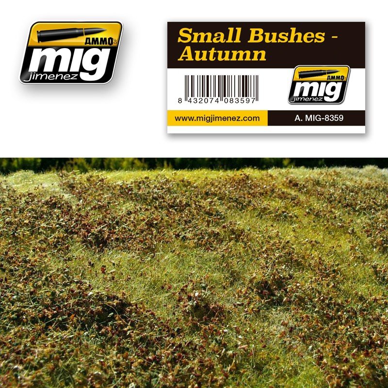 Munitions Mig Jimenez 8359 PETITS BUISSONNES – AUTOMNE (230 x 130 mm)