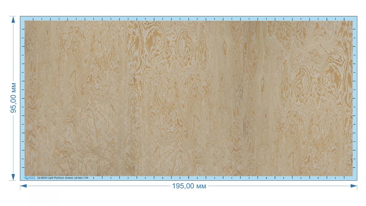 Quinta Studio QL48004 Light plywood, shaded 1/48 – immagine 11