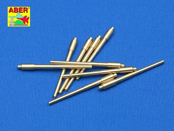 Aber 350L-04 Set of 9pcs 406mm barrels for US ship: Iowa, New Jersay, Missouri, Wisconsin 1/350
