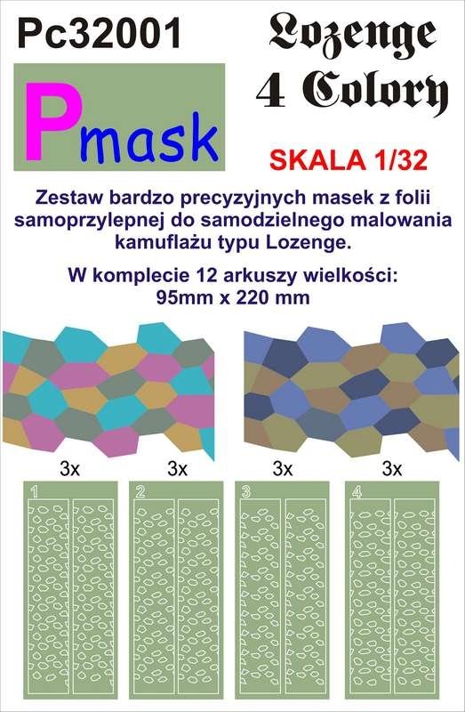 Pastille P-Mask PC32001 4 couleurs (1/32)