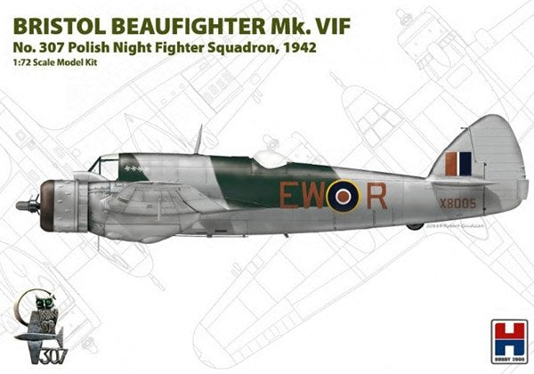Hobby 2000 72003 Bristol Beaufighter Vif 307e escadron de chasse de nuit polonais 1942 1/72