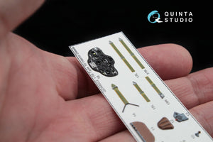 Quinta Studio QD48022 I-16 type 10 3D-Printed &amp;amp; coloured Interior on decal paper (for all kits) 1/48 – imagen 7