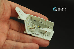 Quinta Studio QD32163 Bf 109G-2/4 3D-Printed &amp;amp; coloured Interior on decal paper (Revell) 1/32 – imagen 8