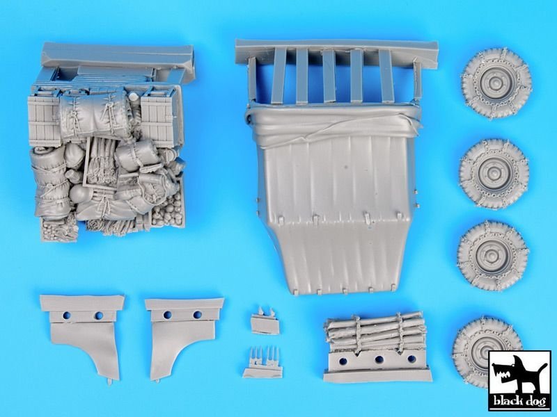 Black Dog T35074 Krupp Protze big accessories set 1/35 – imagen 6