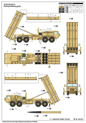 Trumpeter 01054 Terminal High Altitude Area Defence THAAD 1/35 – immagine 2