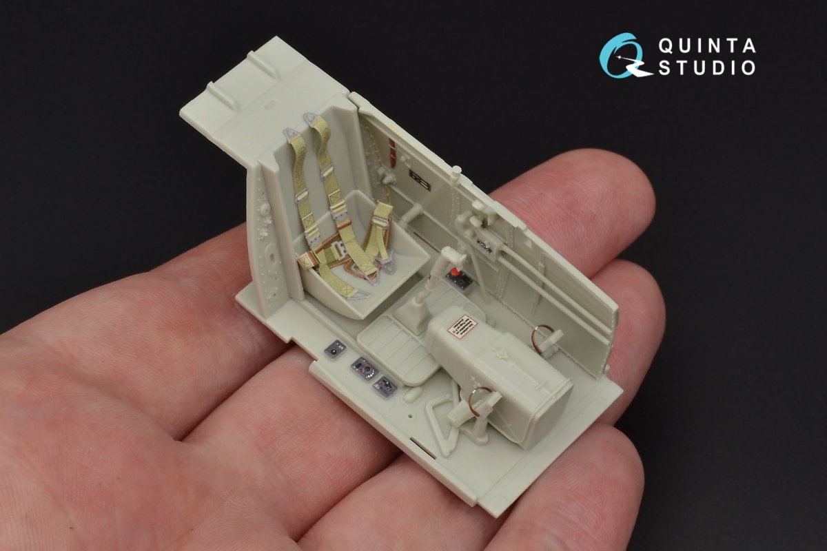 Quinta Studio QD32029 Bf 109G-6 3D-Printed &amp;amp; coloured Interior on decal paper (for Revell kit) 1/32 – imagen 11