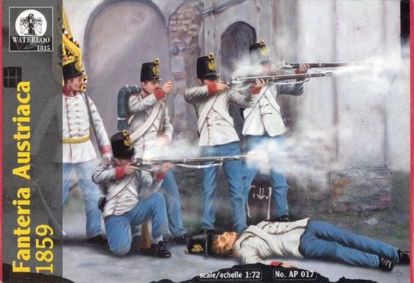 Waterloo 1815 AP017 Fanteria Austriaca 1859 1/72