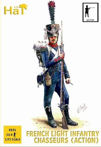 Hat 8251 1808-1812 French Light Infantry Chasseurs Action 1/72