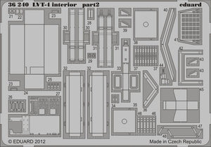Eduard 36240 LVT-4 interior 1/35 AFV Club – imagen 2