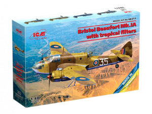 ICM 48311 Bristol Beaufort Mk.IA with tropical filters 1/48 – imagen 2