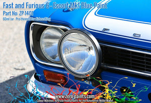 Zero Paints ZP-1401 - Fast and Furious 6 Ford Escort Mk 1 Blue 60ml – imagen 2