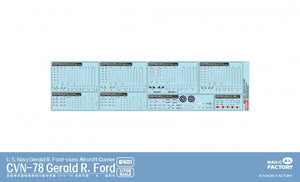 Magic Factory 6401 USS Gerald R. Ford (CVN-78) - Porte-avions de classe Gerald R. Ford de l&amp;#39;US Navy, échelle 1/700 – image 15