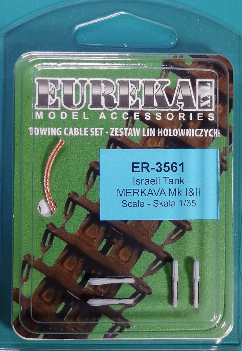 Eureka XXL ER-3561 Towing cable for Israeli Merkava I &amp;amp; II Tanks 1/35