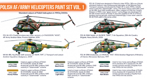 Hataka HTK-CS116 Polish AF / Army Helicopters paint set vol. 1 6x17ml – imagen 3