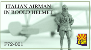 Copper State Models F72-001 Aviateur italien en casque roulé 1/72