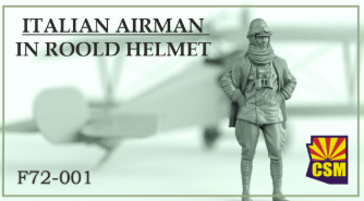 Copper State Models F72-001 Aviateur italien en casque roulé 1/72