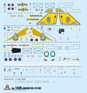Italeri 1459 Jaguar GR.1/GR.3 RAF 1/72 – immagine 3