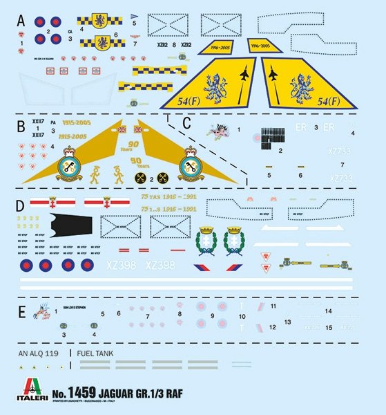 Italeri 1459 Jaguar GR.1/GR.3 RAF 1/72 – immagine 3