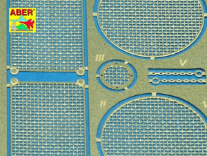 Aber 35G06 Grilles for german tank King Tiger, Jagdtiger 1/35 – imagen 3