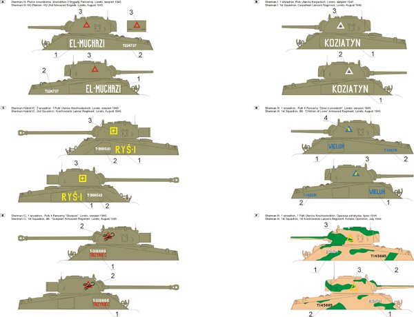 ToRo Model 35D48 - Polish Shermans in Italy, 2nd Polish Corps 1945 vol.3 1/35 – imagen 2