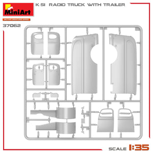 Miniart 37062 K-51 RADIO TRUCK WITH TRAILER 1/35 – imagen 14