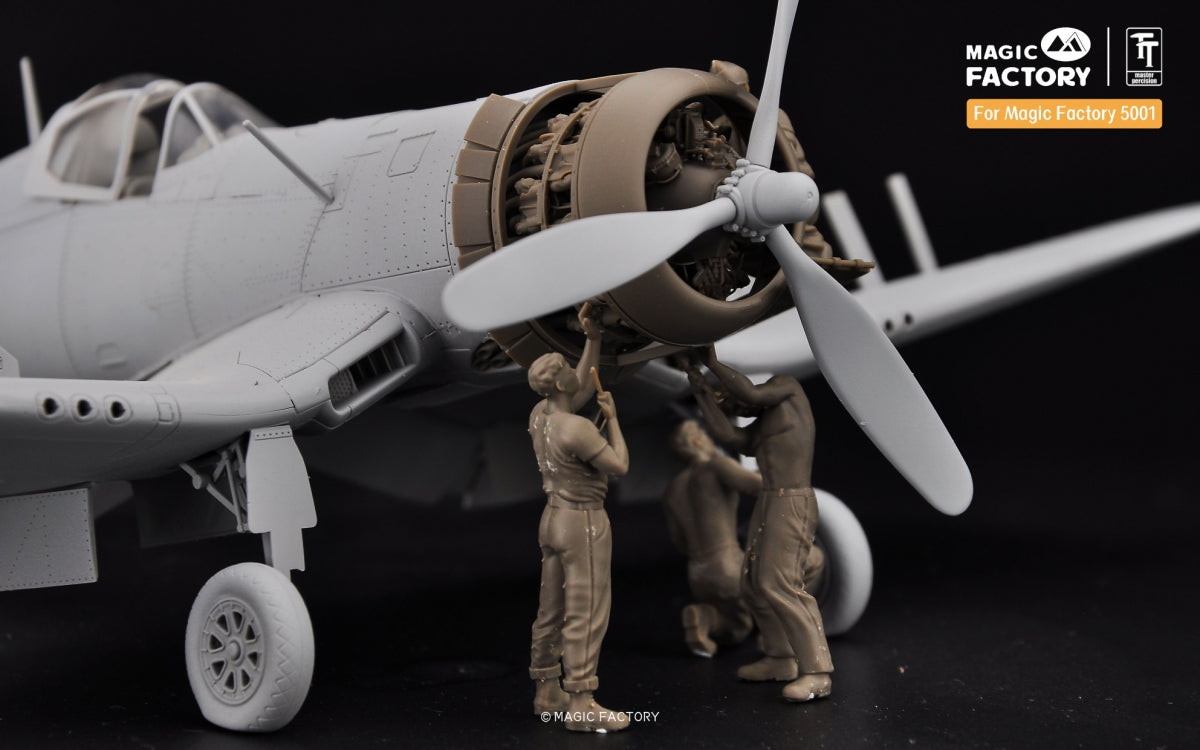 Magic Factory 7507 US WWII Ground Service Crew Set 1/48 – imagen 5