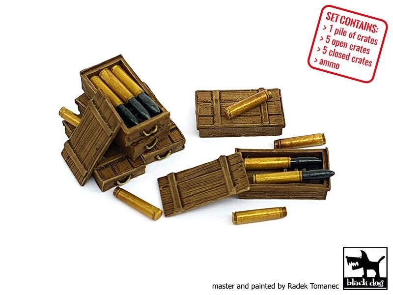 Black Dog T72119 Panzer IV ammo crate 1/72 – immagine 3