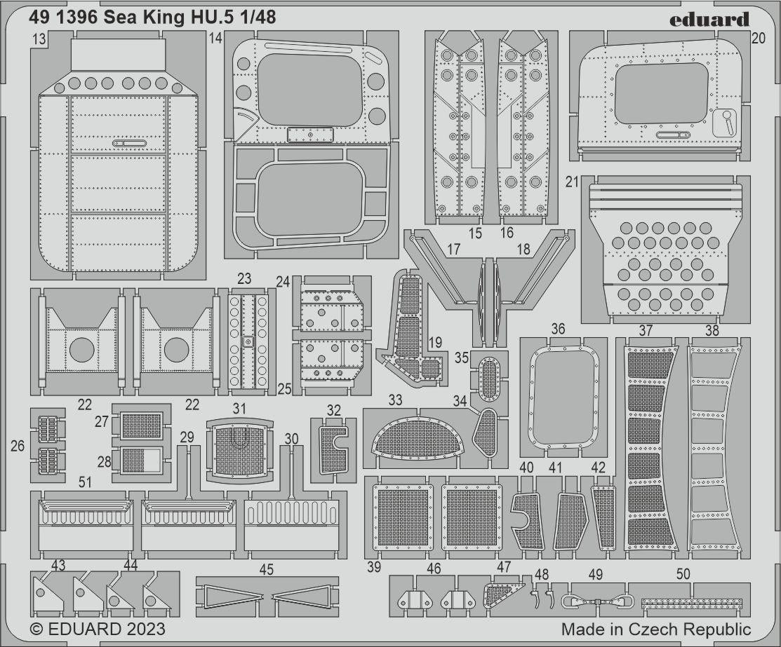 Eduard BIG49399 Sea King HU.5 AIRFIX 1/48 – imagen 3