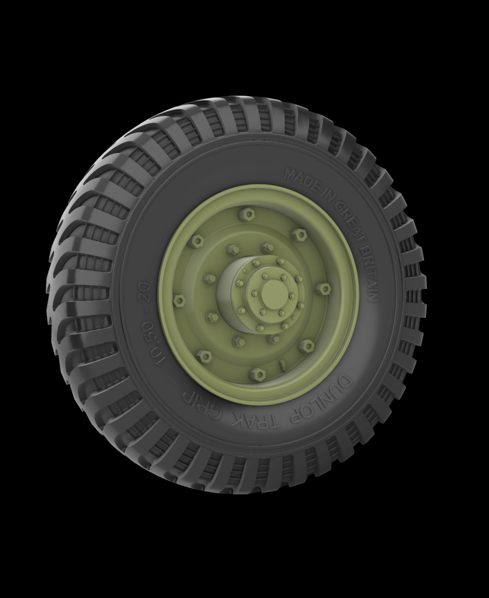 Panzer Art RE35-731 Daimler AC Road wheels (Dunlop) 1/35 – zdjęcie 3