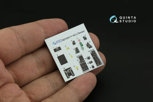 Intérieur imprimé en 3D et coloré sur papier décalcomanie Quinta Studio QD72057 F-16CJ (Tamiya) 1/72 – image 2