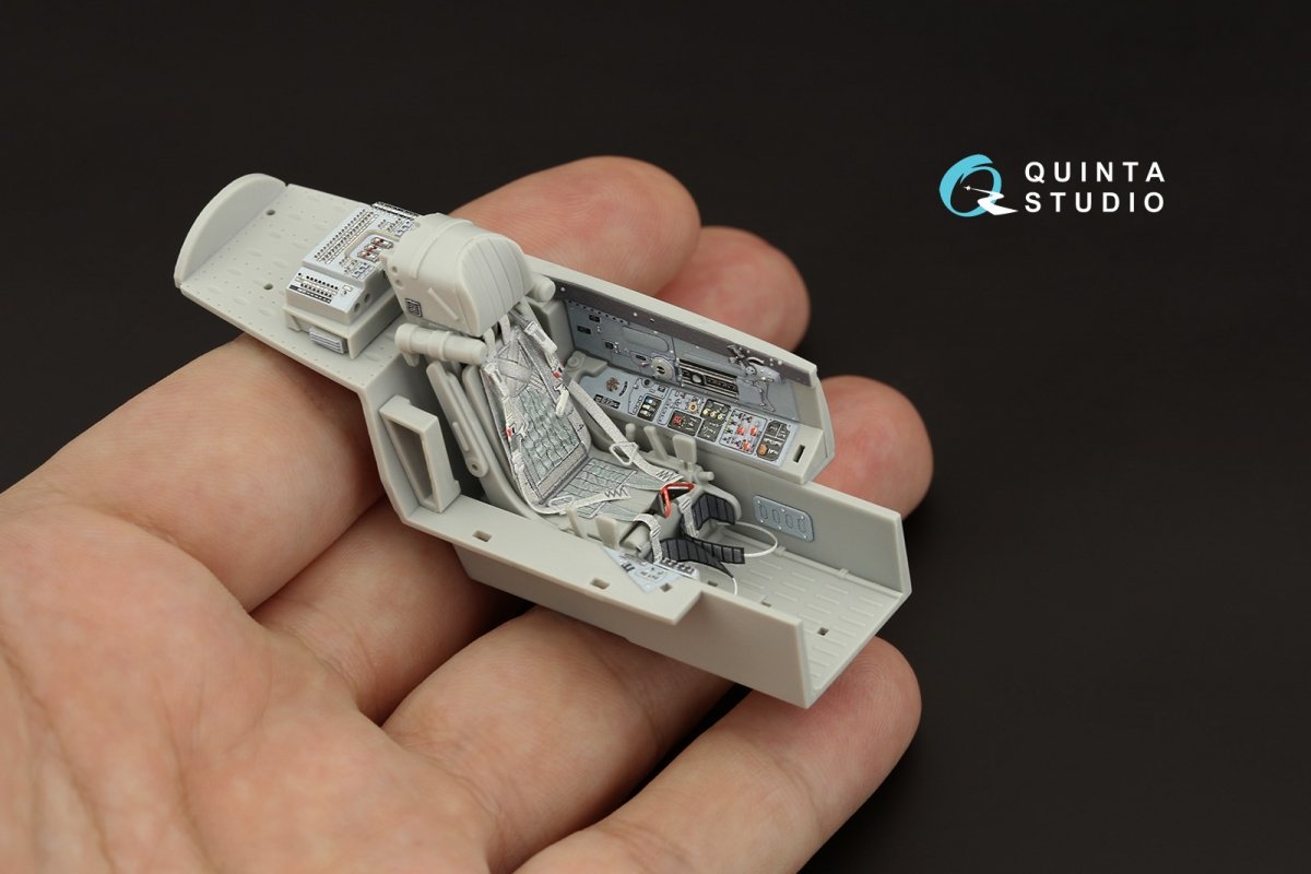 Intérieur imprimé en 3D et coloré sur papier décalcomanie (Trumpeter) Quinta Studio QD32142 MiG-29 9-13 Fulcrum C 1/32 – image 7