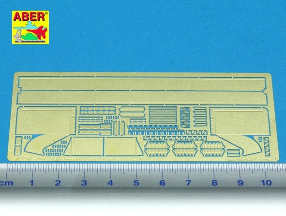 Aber 48010 Russian medium tank T-34/76 1941 model - vol. 3 - additional set - fenders 1/48 – imagen 2