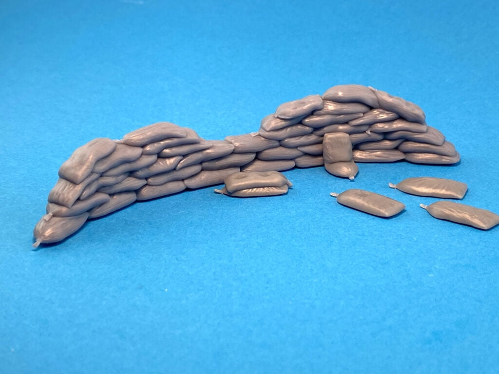 Point of no Return 3524052 Worki z piaskiem (stanowisko KM typ 1) / Sandbags (MG Firing post - type 1) 1/35 – imagen 4