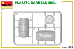 MiniArt 24011 FÛTS EN PLASTIQUE 200L 1/24  – image 3
