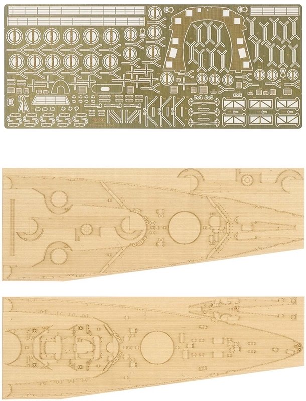 I Love Kit 66602 Bismarck Detail set for TRUMPETER 03702 1/200 – Bild 3