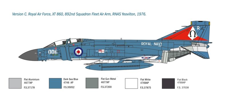 Italeri 1434 F-4 Phantom FG.1 1/72 – imagen 3