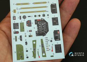 Quinta Studio QD32005 P-51D (Early) 3D-Printed &amp;amp; coloured Interior on decal paper (for Tamiya kit) 1/32 – Bild 2