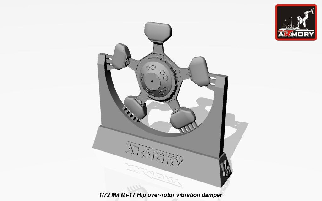 Armory Models ACA7277 Mil Mi-8/-17 Hip rotor vibration damper 1/72 – imagen 4