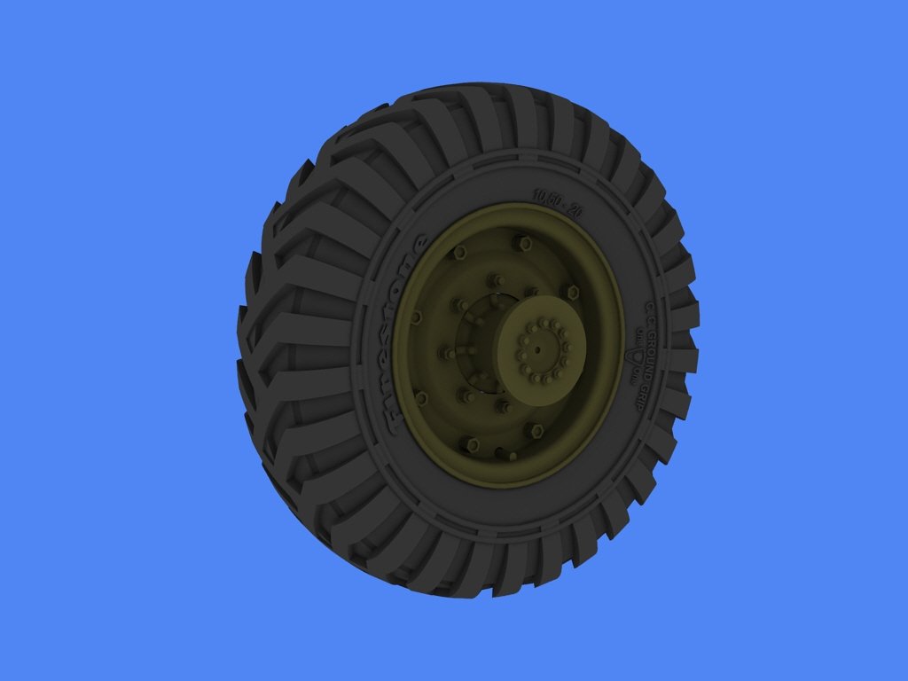 Panzer Art RE35-261 Bedford QLC road wheels (Firestone) 1/35