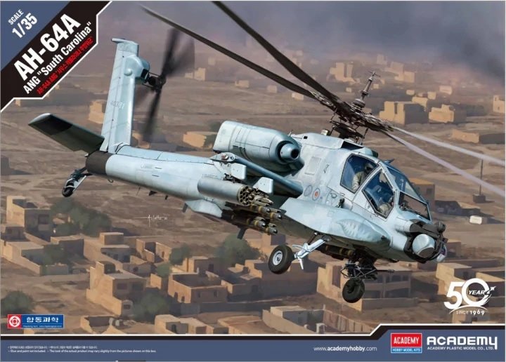 Academy 12129 AH-64A ANG "South Carolina" 1/35